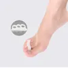 Silikon-Separator Fußbehandlung für Zehen Hallus Valgus Bunion Gelschutz Hammerzehe Slicone Gel Corrector Tools Orthesen-Fußpflege-Tool