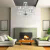 Pendant Lamps Modern crystal chandeliers with fabric shade Vintage chandelier led Style lights Lighting dining room indoor