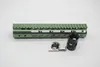 9,10,12,13,5,15 '' tums olivgrön anodiserad Slim Ultralight Keymod Handguard Rail Mount System Aluminium för AR-15 / M4 / M16