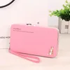 Cute Women hand bag colorful Wallet Long Purse Phone Card Holder Clutch Large Capacity cellphone holder case with card slot for credit card