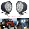 Accessoires de voiture rond 42w led lampe de travail pour camion bonnes pièces d'auto étanches 42w usine lecteur lumière led projecteur 4x41840959