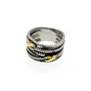 Women featured item stainless steel wide band Antique Silver color Awareness sign ring238m