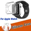 Case For Apple Watch Ultra SE Series 8 7 49mm 41mm 45mm 40mm 44mm Thin Slim Transparent Crystal Clear Soft TPU Rubber Silicone Protective Cover