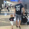 2017 NOUVEAU Hot DADDY'S GIRL Père Fille T-shirt Tops Famille Correspondant Tee Vêtements parent-enfant vêtements