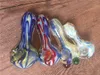 Stile all'ingrosso Mix Colorato Spessore Heady Glass Spoon Pipe per tubi di fumo di vetro Bong Tubo di tabacco per fumatori