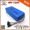 Competive Price 48V 12AH Electric Bike Battery Pack 700W Ebike Lithium Ion Battery Pack in 18650 cell Li Ion Pack 15A BMS