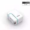 5V3.1A Dual Port Universal USB-oplader Reismuurlader Adapter Draagbare US Plug Smart Mobile Phone USB-oplader voor iPhone Tablet