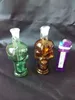 Nouveaux os de bondes de conduite d'eau fumée narguilé portable bongs en verre accessoires pour fumer livraison gratuite