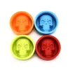 Skull Head Cake Mold Silicone Baking Mold For Chocolate Soap Ice Cues Candy Cake Jelly Halloween Skeleton Molds 122432