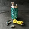 Patroon Rvs Hookah Bongs Accessoires, Unieke Oliebrander Glazen Bongs Buizen Waterleidingen Glazen Pijp Olierouts Roken met Druppel