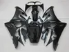 Nya Hot Moto Parts Fairing Kit för Yamaha YZF R6 03 04 05 Matt Black Fairings Set YZF R6 2003-2005 OT37