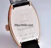 高品質クレイジー時間8880 CHブラックダイヤル自動メンズウォッチローズゴールドレザーストラップ高品質の新しいスポーツ安い時計