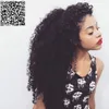 Billiga Brasilianska Virgin Mänskligt Hår Hög Ponytail Afro Puff Clip In Kinky Curly Drawstring Pony Tail Hair Extension 1b