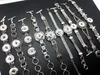 Entier 20pcs Lot Style Différent Argent Snap Charme Bracelet Interchangeable Diy Snap Jewely Bracelet Fit 18mm Ginger Snap Chunk B251Y