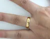 Classico anello in carburo di tungsteno 6mm 18k anelli per gli amanti del matrimonio in oro per uomo donna alta qualità USA taglia 6-14