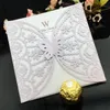 wedding invitations laser cut wedding invitations cards chinese wedding invitations butterfly greeting cards with Inside and Envelope label