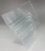 1 Soldado L em forma de letreiro de plástico de acrílico transparente Exibição de papel Rótulo de papel Totário de preço Horizontal na mesa Table T2MM 30pcs