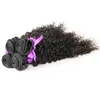Cabelo brasileiro tecelagem 4 pcs kinky encaracolado cabelo virgem natural cabelo virgem brasileira cabelo 4 pacotes, sem derramamento, emaranhado livre