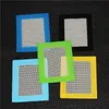 100pcs Silicone Wax Mats Square sheets pads mat barrel drum 26ml silicon oil container dabber tool for dry herb jars dab