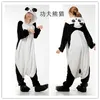 Toptan-Erkek Bayanlar Karikatür Panda Yetişkin Hayvan Onesies Onsie Pijama Pijama Tulumlar C366 S / M / L / XL / XL