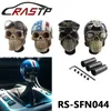 RASTP – pommeau de levier de vitesse pour voiture de course, tête de diable, bouton en résine modifiée, crâne de soldat avec chapeau et lunettes LSSFN0447962443