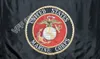 Bandiera nera USMC Marines Marine Corps Emblem Flag 3ft x 5ft Banner in poliestere volante 150 * 90cm Bandiera personalizzata per esterni