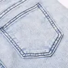 Gros-Femmes Combinaison Denim Salopette 2022 Printemps Automne Bleu Sangle Déchiré Poches Pleine Longueur Jeans Maigre