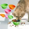 Compapible Foldble Silicone Dog Bowl Candy Color Outdoor Travel Portable Puppy Doogie Food Container Feeder Dish3410029