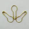 1000 pcs light yellow color pear shaped safety pin, stitch marker, good for DIY craft, hang tags