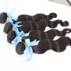 Wholesale Brazilian human hair bundles Natural Black 4pcs brazilian body wave human hair extensions double drawn,No shedding,tangle free