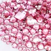 Wholesale-Clear Mixed Size/Shape Flat Back Rhinestone 1100PCS 3D Acrylic Flatback Rhinestones DIY Phone case Nail art design deco supplies