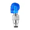 Wholesale- Led Bike Skull Shape Light Cool Bicycle Lights Install at Bike Alloy Bicycle Tire Valve's Bike Accessories Led Bycicle Light