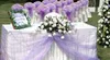 9m length Wedding supplies crystal gauze curtain Bridal color yarn with snow Wedding stair adornment snow yarn free shipping WT060