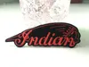 Indian Motorcycle opstrijkbare Jas Hoed Tas Lederen doek Patch Amerikaanse Bikers Custom 100% emb Steken Hoge quanl286d