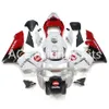 Kit de carénage de moto ABS par Injection, blanc et rouge, pour Honda CBR600RR F5 03 04 CBR600RR 2003 2004, 3 cadeaux gratuits, A23S