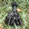 aunty funmi hair unprocessed brazilian bouncy curls human hair extension 3pc lot for african women fast