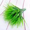 Wholesale 100 Pieces Artificial Grass Bush Green Artificial Flowers & Plants Small Grass Bush Home Office Store Decor Free Ship