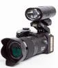 Kamery cyfrowe D7300 33MP Profesjonalne DSLR 24x Optyczne Zoom Telepos 8x szerokie kąt LED LED Statyw 3181367