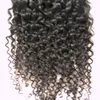 Clip afro crespi nelle estensioni 8 pezzi 100 g Clip ricci crespi capelli vergini brasiliani non trasformati nelle estensioni dei capelli umani