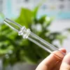 Hosahs Mini NC Nector Collector Kit Quartz Dab Straw Glass Water Pipes Hopahs Bong R￶kning Pipe Titanium Quarts Oil Rigs Rig Dabs