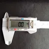 150mm 6 pouces LCD numérique électronique Vernier pied à coulisse jauge en Fiber de carbone micromètre plastique boîte de vente au détail couleur argent noir