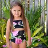 Maillot de bain 2 pièces pour fille Bikini Bandage Bikini maillot de bain Age 2-7T