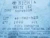 NSPW500GS BS B D NICHIA LED diode électroluminescente blanche brillante 5MM pieds de ligne de cuivre