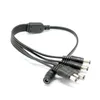 Fonte de alimentação DC de vigilância 12V pigtail 2.1 * 5.5mm 1 fêmea a 5 masculino splitter plug cabo para câmera CCTV