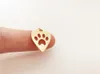 Simpatico braccialetto con ciondolo a forma di cuore con zampa di animale domestico Bracciale con cuore e zampa d'amore Memorial Animal Puppy Bear Cat Dog Palm Print Bracciali