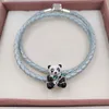 Andy Jewel Authentic 925 Sterling Silver Beads Cute Panda Charm Charms Fits European Pandora Style Jewelry Bracelets & Necklace 796256ENMX