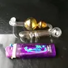 Buntglas, Weißblech, Glas-Shisha-Rauchpfeife Glasgongs – Bohrinseln Glasbongs Glas-Shisha-Rauchpfeife