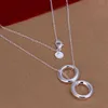 Wholesale - Retail lowest price Christmas gift, free shipping , new 925 silver fashion Necklaceb N162