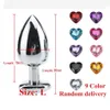 Jouets anaux en métal en forme d'amour Plug Anal en acier inoxydable Plug Anal jouets sexuels pour hommes et femmes produits sexuels pour adultes Massage de la prostate q427055444