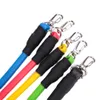 11pcs/set fitness resistance band latex tubing expanders 운동 튜브 실용적 강도 Crossfit Fitness Muscle Relex Apparatus189N